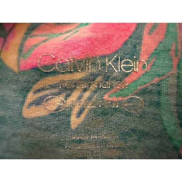 Calvin Klein Performance Floral Lightweight Hoodie LG - Picture 6 of 9